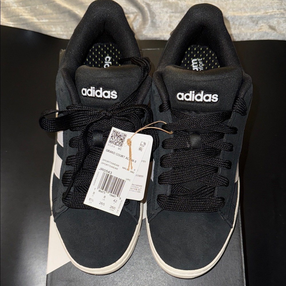 Adidas Black and White Classic Sneakers